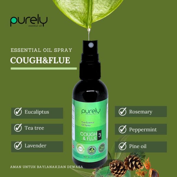 Cough And Flue Essential Oil spray - Gambar 3