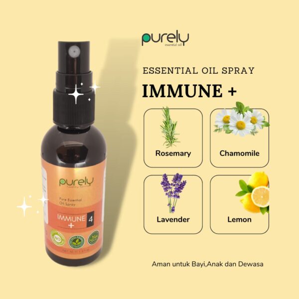 Immune + Purely Essential Oil Spray - Gambar 3